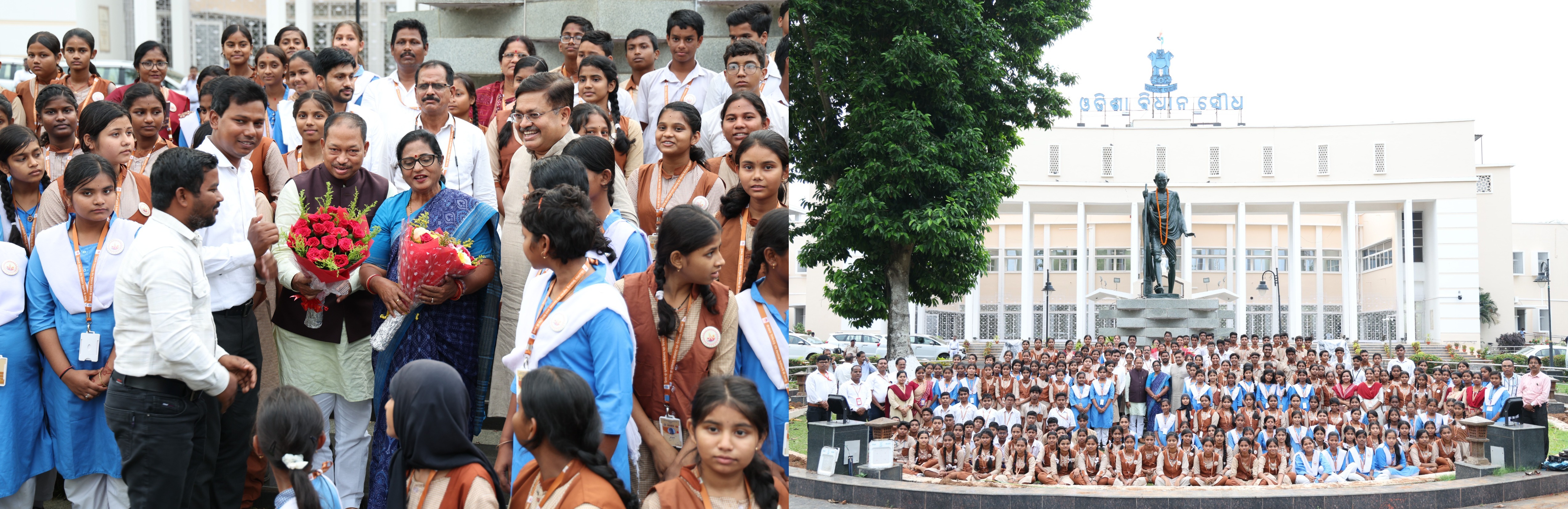 Visit of the students of PM Shri Schools of Khurda District to the Odi...